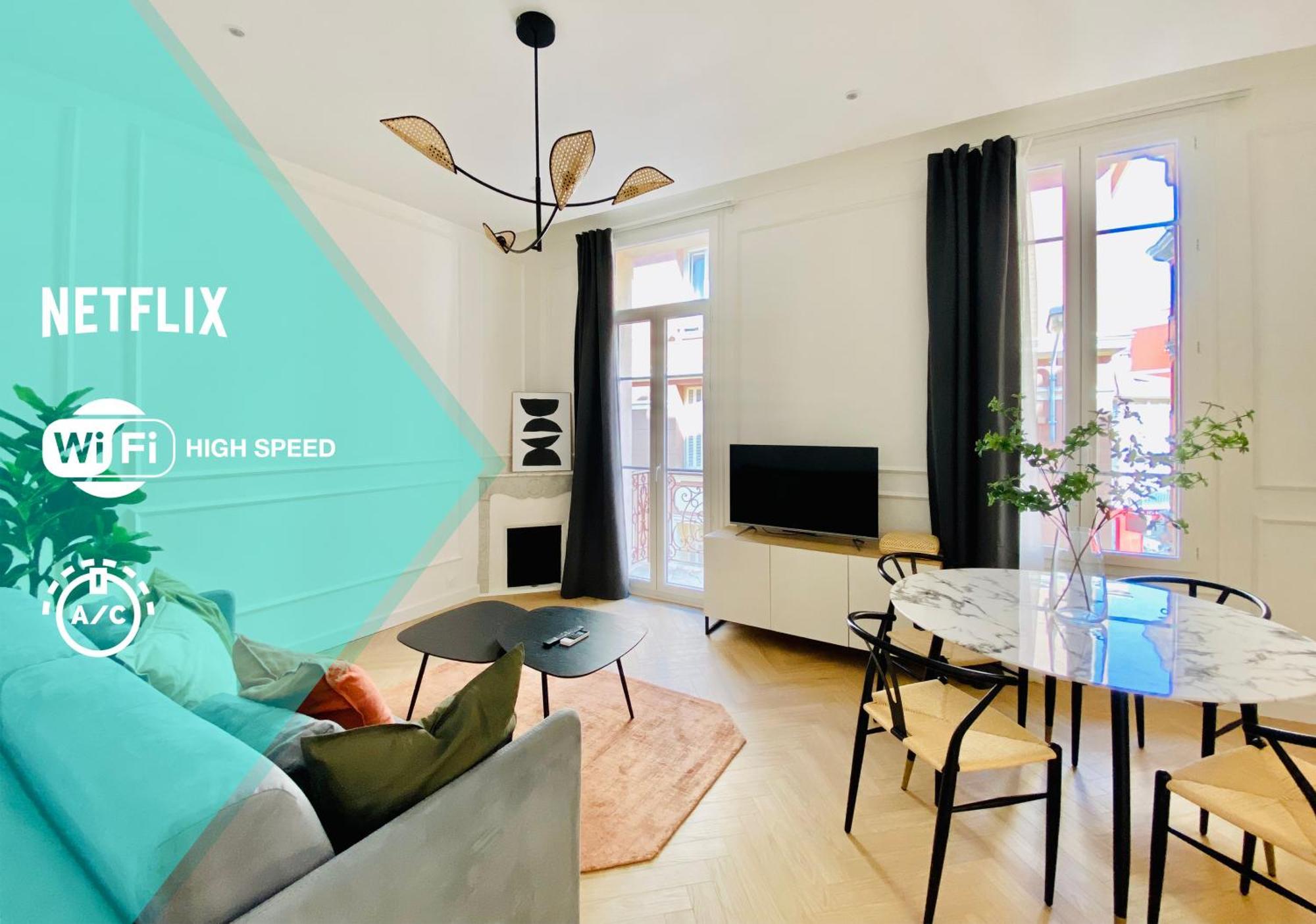 מונטה קרלו Newly Renovated Apartment With Balcony, Ac, Fiber Internet מראה חיצוני תמונה